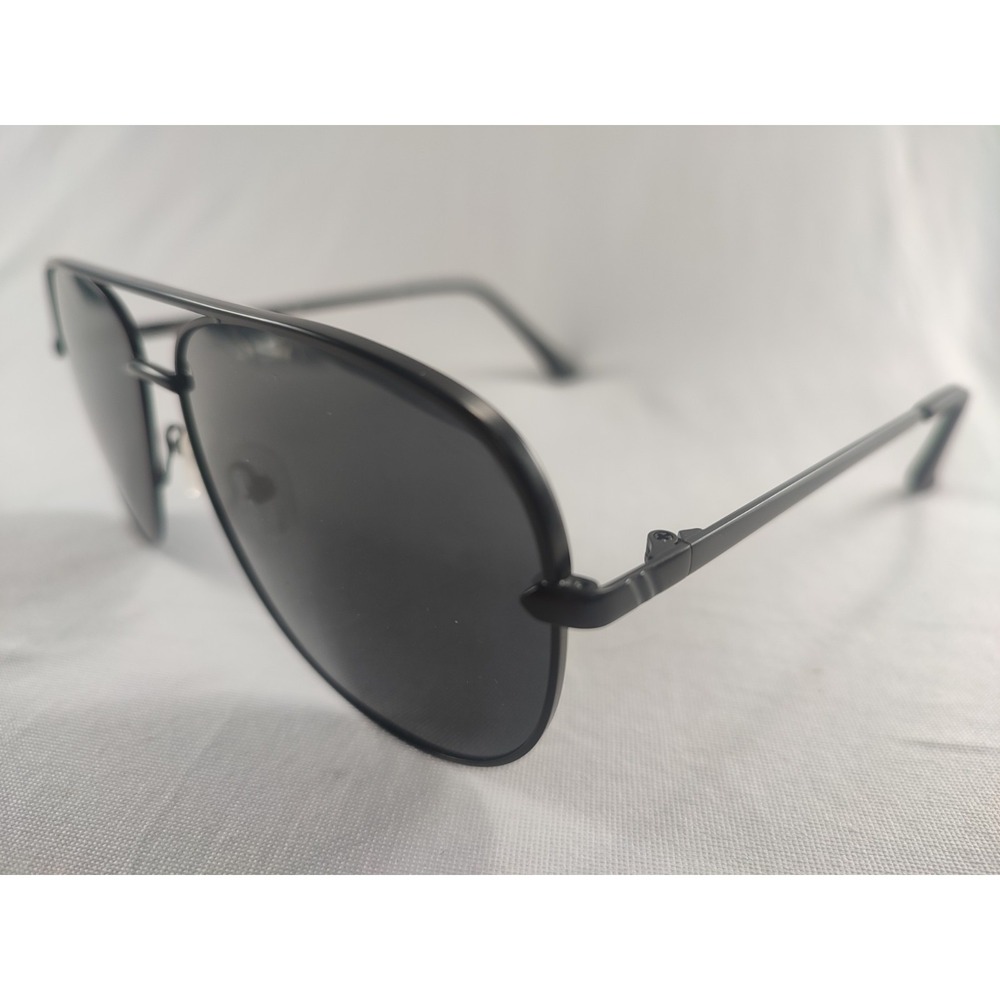 Blenders Eyewear Assertive Style Polarized Matte Black Aviator Sunglasses